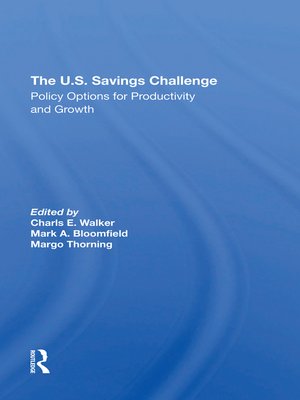 cover image of The U.s. Savings Challenge
